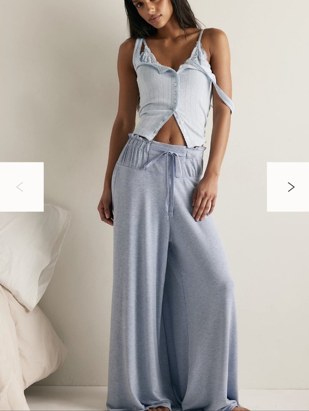 The Ultimate Cozy-Chic Upgrade β¨Free People Intimately Wide-Leg Lounge Pants S